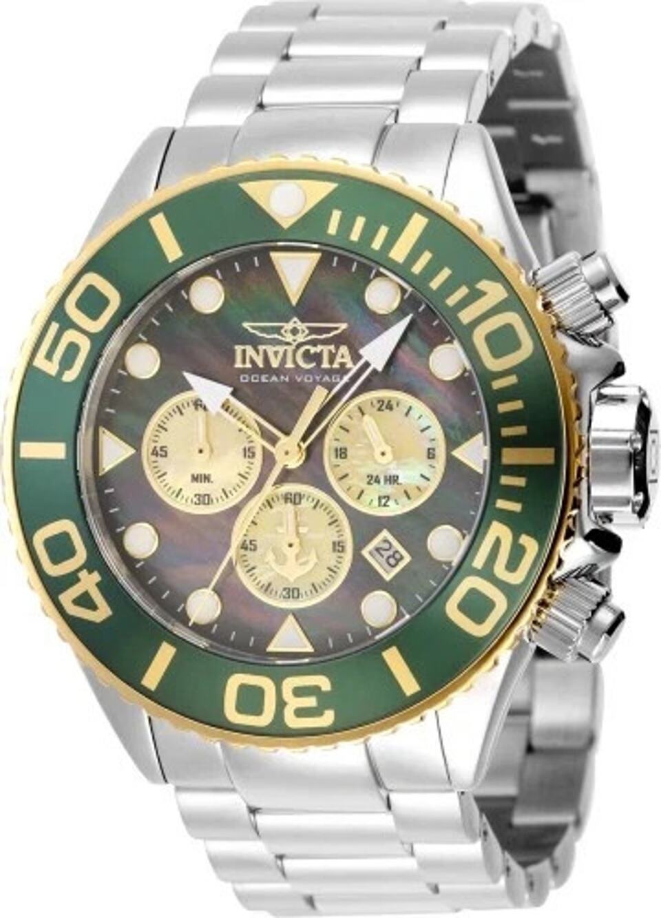 New Invicta Men's Ocean Voyage 52mm Quartz Watch 48597